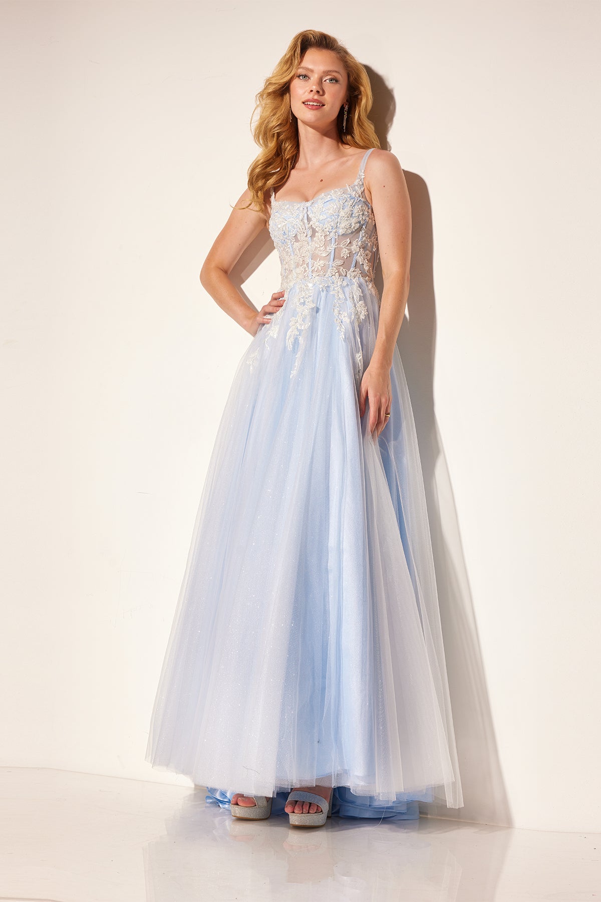 Lucci Lu 1421 Red Prom Dress main image 1