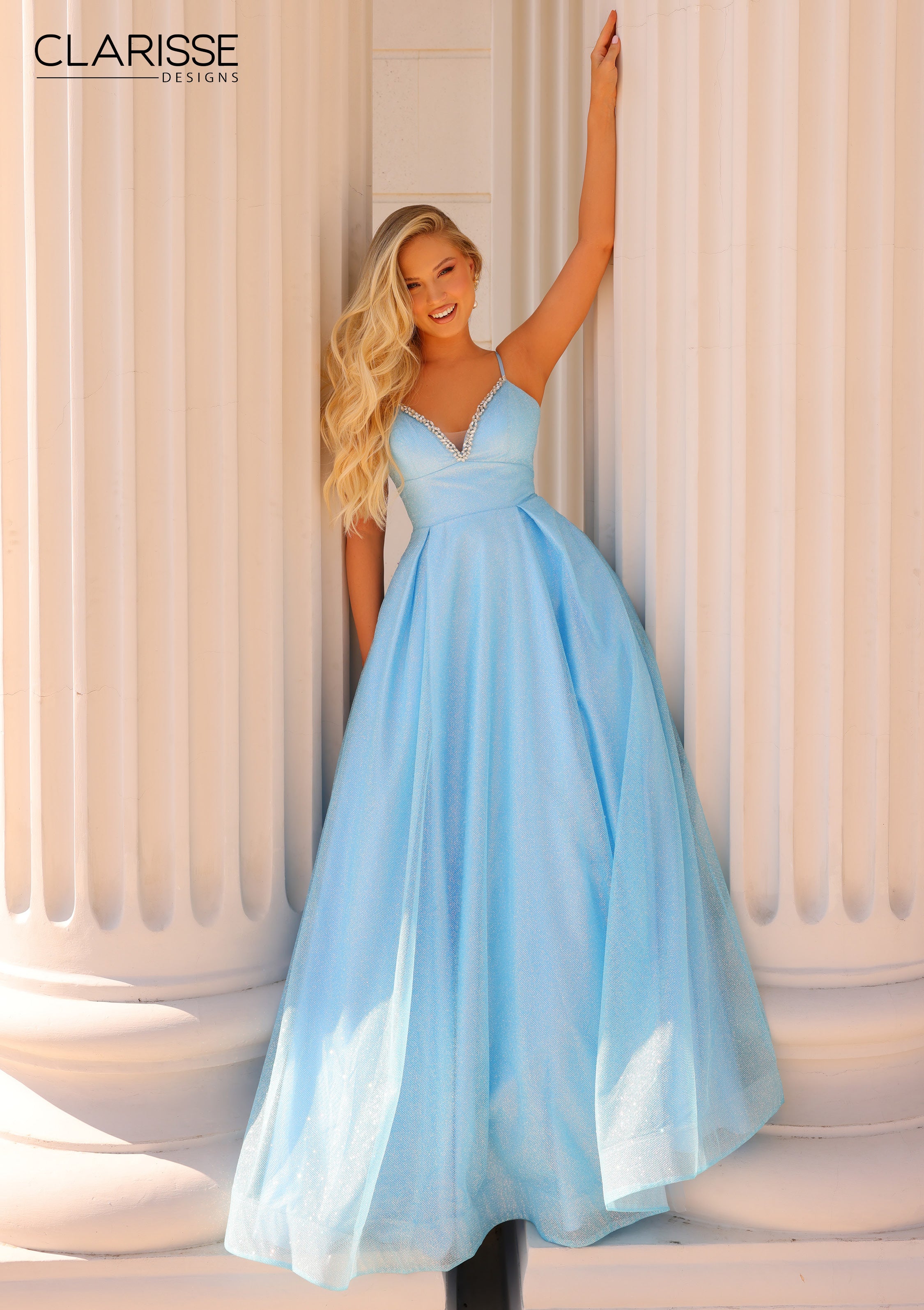 Clarisse 810635 Sky Blue Prom Dress – PROM BAE