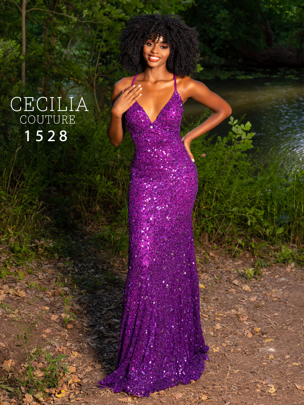 Cecilia Couture 1528 Violet Prom Dress Cecilia Couture 1528 Violet Prom Dress