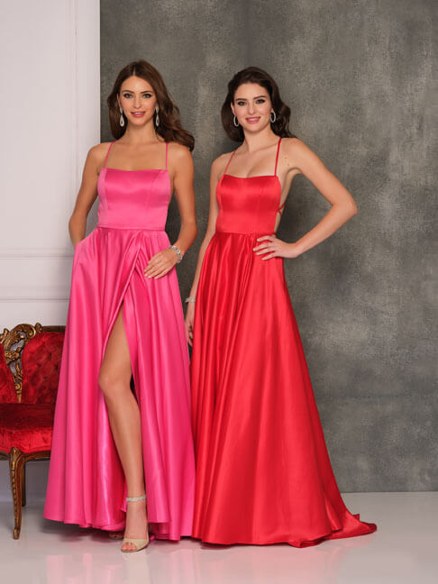 open lace back dress Dave & Johnny A10049 main image 1