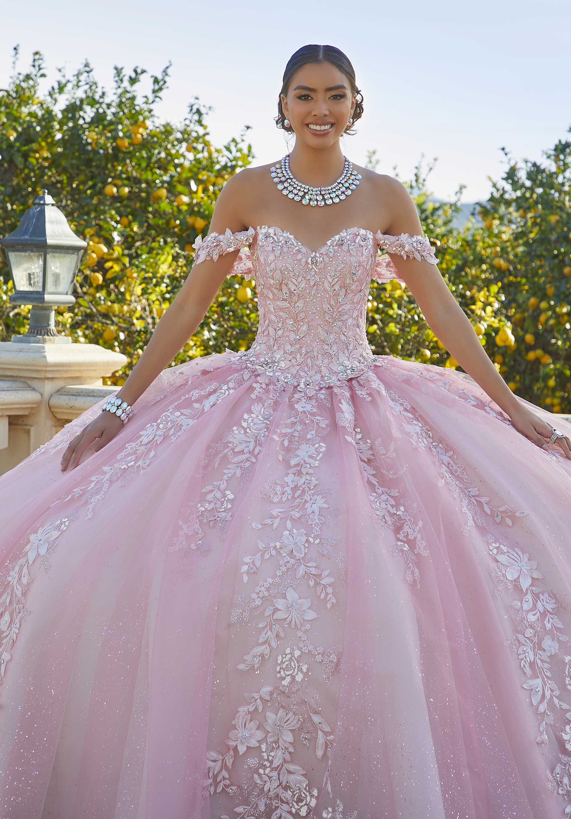 Morilee 34091 Pink Champagne Quinceañera Dress – PROM BAE