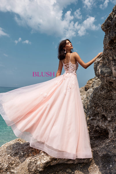 Blush 12101 Pink Prom Dress