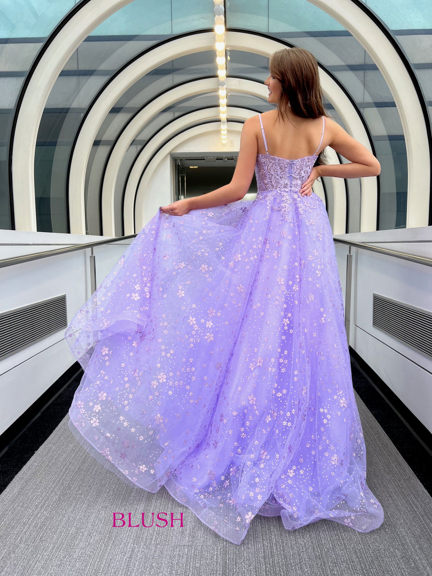 Blush 12105 Lilac Prom Dress