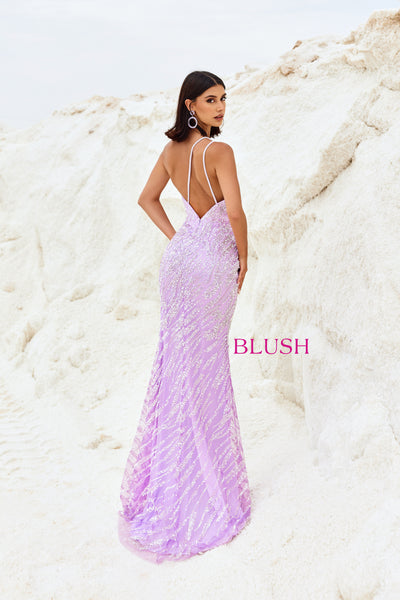 Blush 12121 Lilac Prom Dress