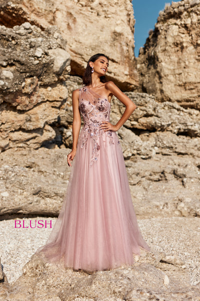 Blush 12166 Antique Rose Prom Dress
