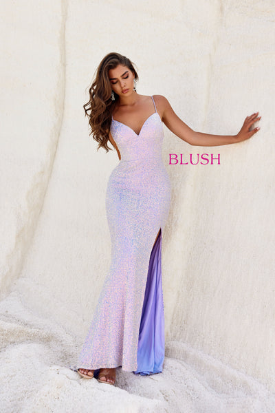 Blush 12172 Lilac Prom Dress