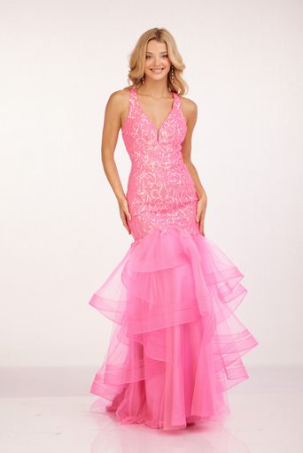 Cecilia Couture 2201 Pink Lemonade Prom Dress