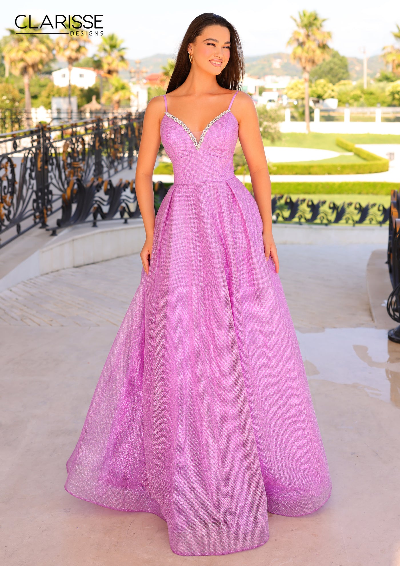 Clarisse 810635 Purple Prom Dress