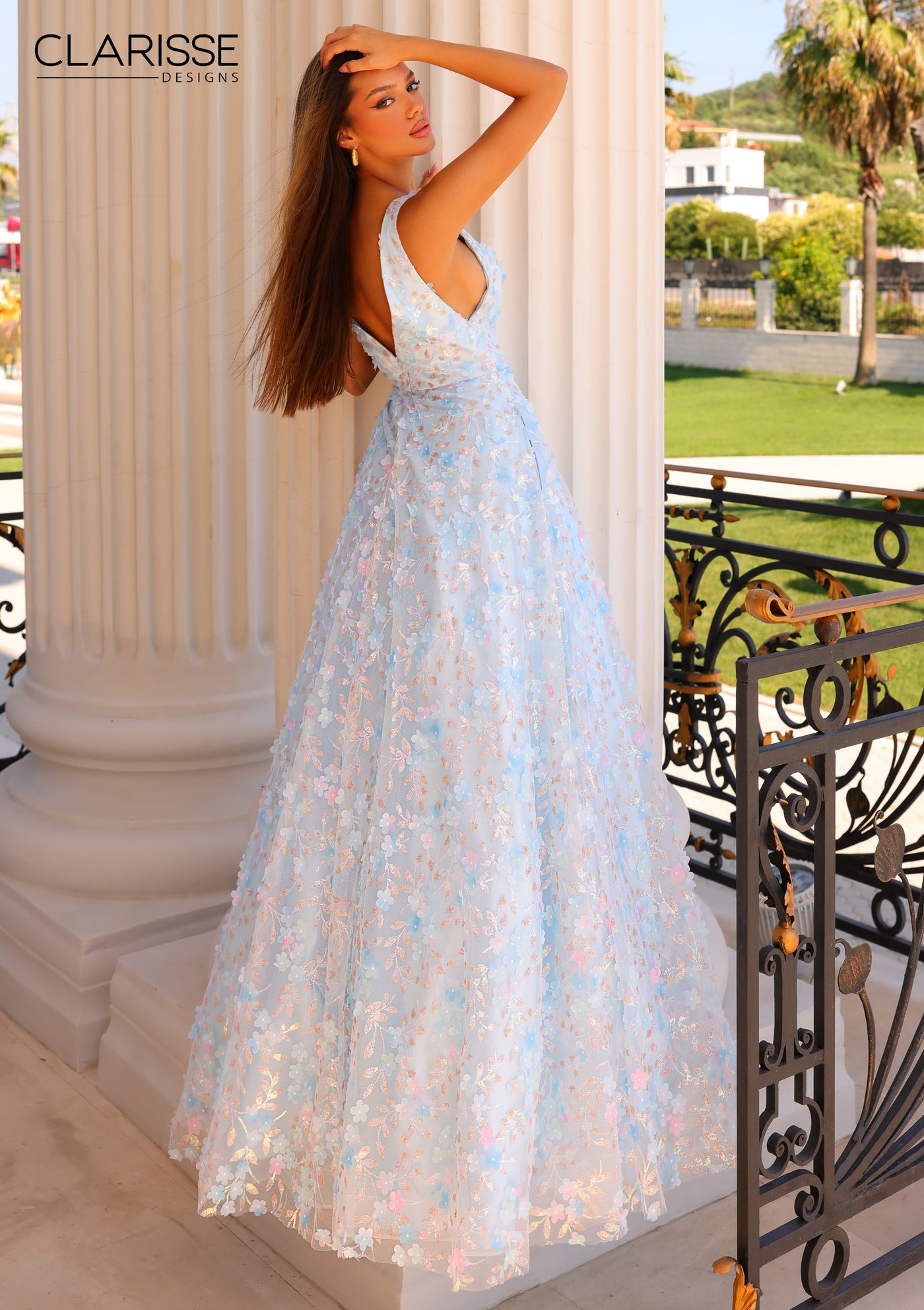 Clarisse 810723 Light Blue Prom Dress