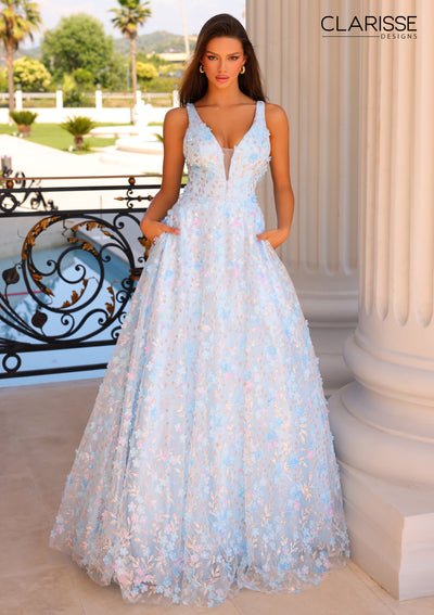 Clarisse 810723 Light Blue Prom Dress