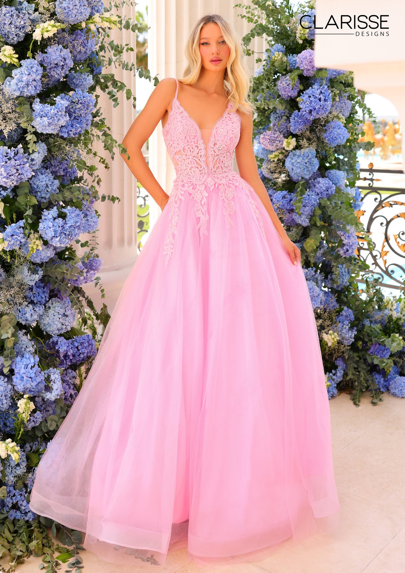 Clarisse 810784 Baby Pink Prom Dress