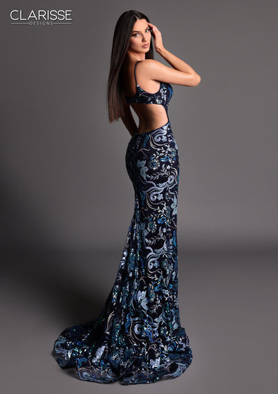 Clarisse 811274 Navy Prom Dress