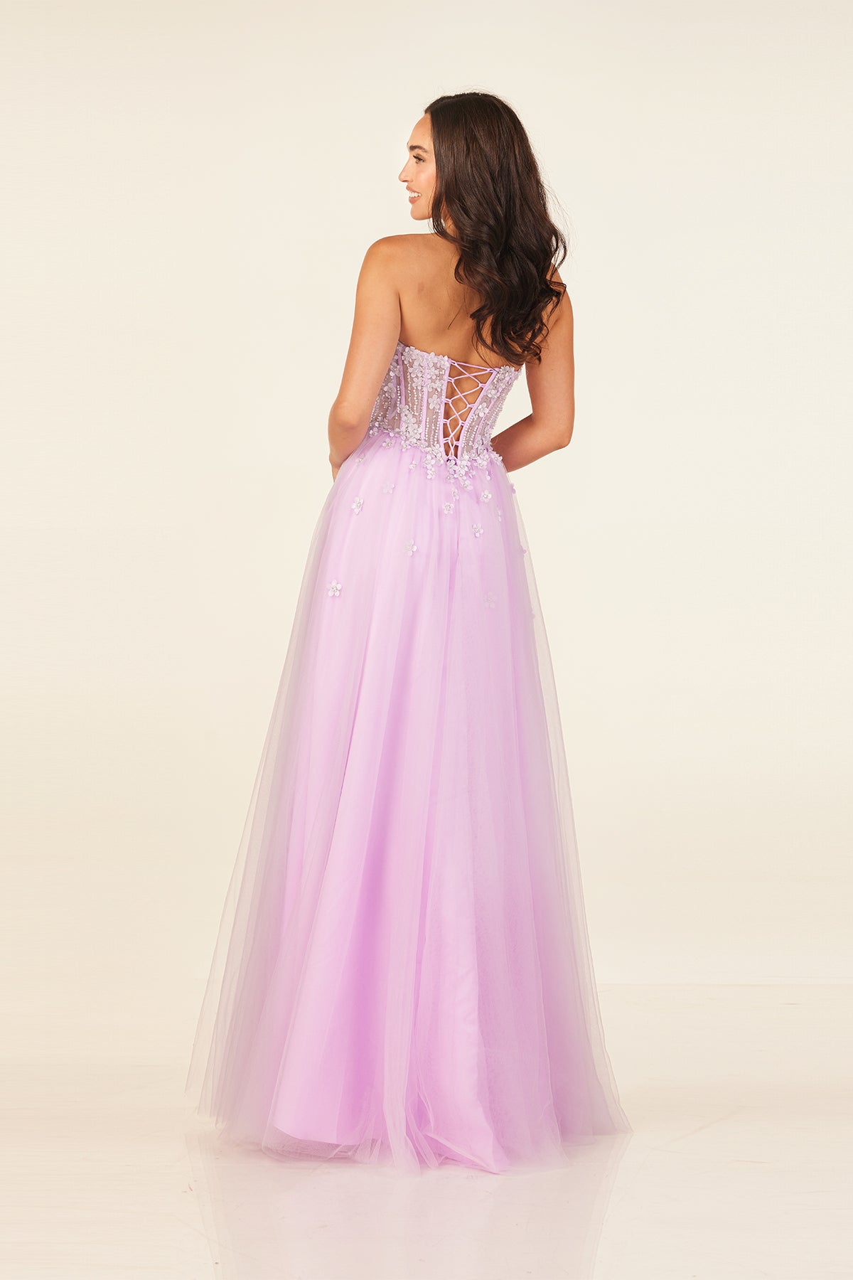Abby Paris 90338 Lilac Prom Dress
