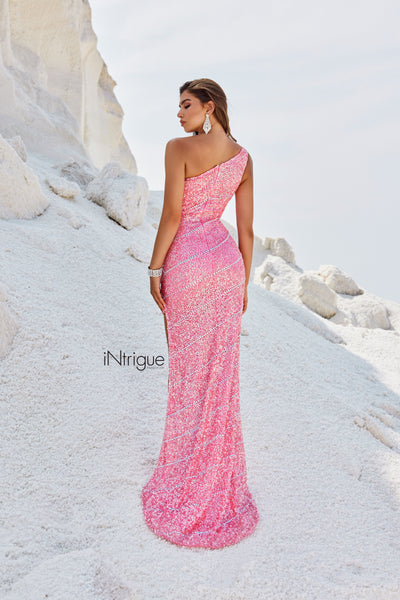 iNtrigue 91013 Strawberry Pink Prom Dress