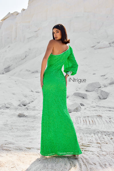 iNtrigue 91026 Apple Green Prom Dress