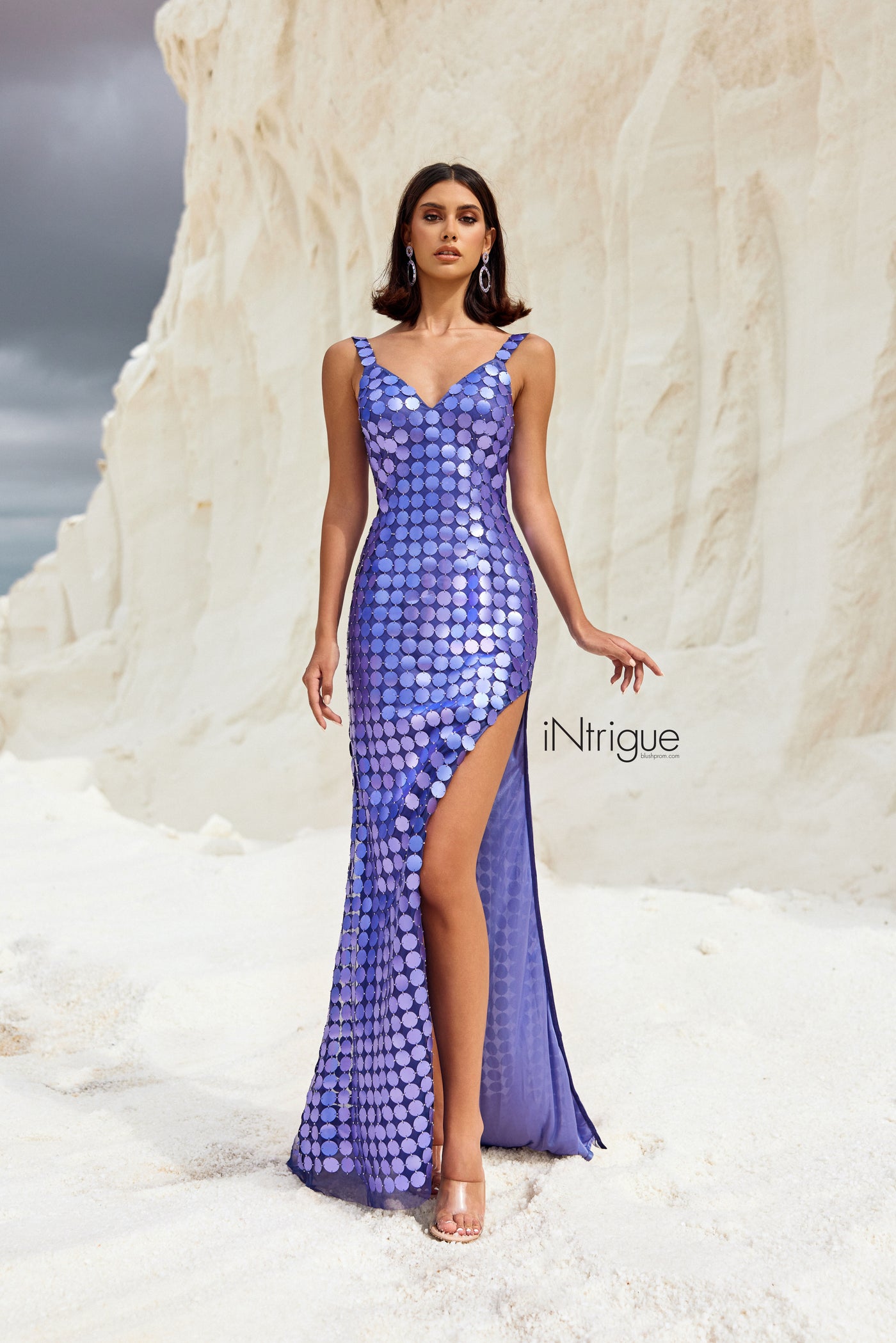 iNtrigue 91044 Purple Prom Dress