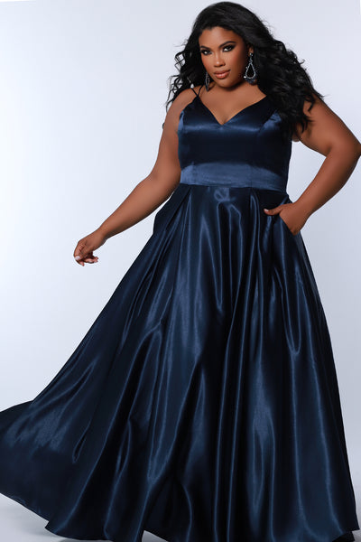 Sydney's Closet 7363 Navy Prom Dress