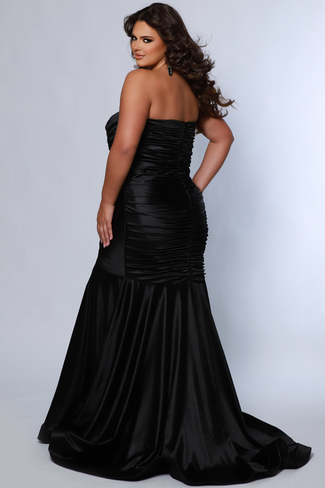 Sydney's Closet 7364 Black Prom Dress