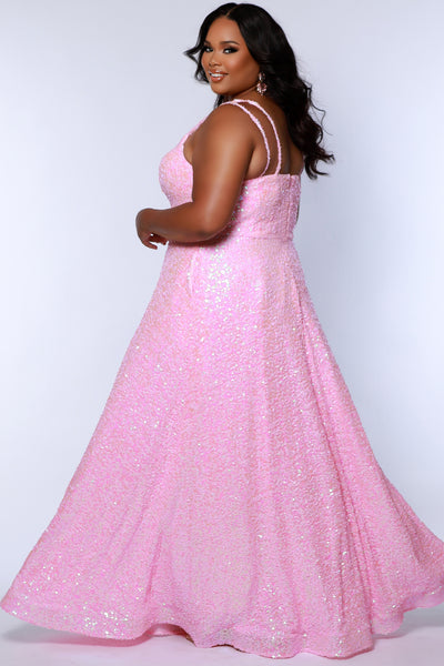 Sydney's Closet 7365 Baby Pink Prom Dress