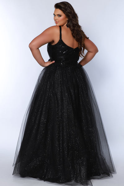 Sydney's Closet 7371 Black Prom Dress