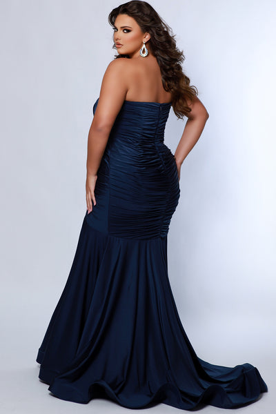 Sydney's Closet 7374 Navy Prom Dress