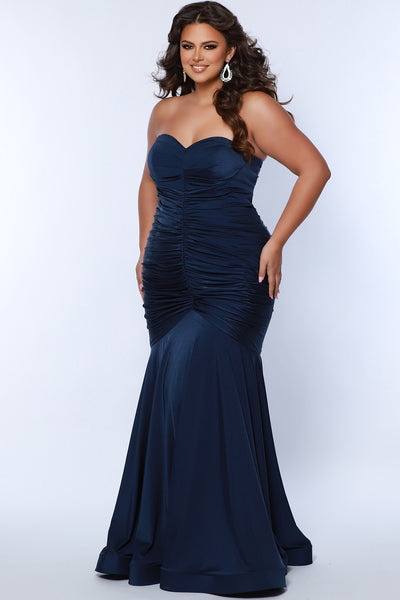 Sydney's Closet 7374 Navy Prom Dress