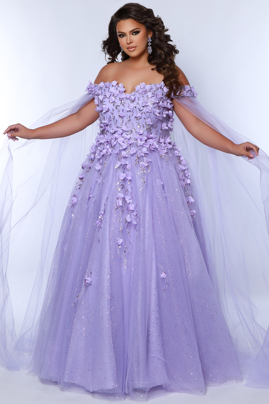 Sydney's Closet 7379 Lavender Prom Dress