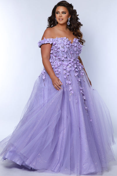 Sydney's Closet 7379 Lavender Prom Dress