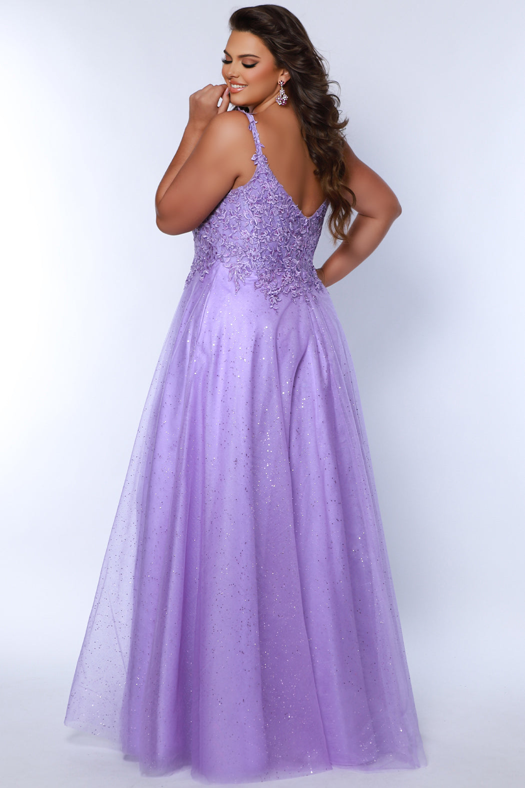 Sydney's Closet 7384 Lavender Prom Dress