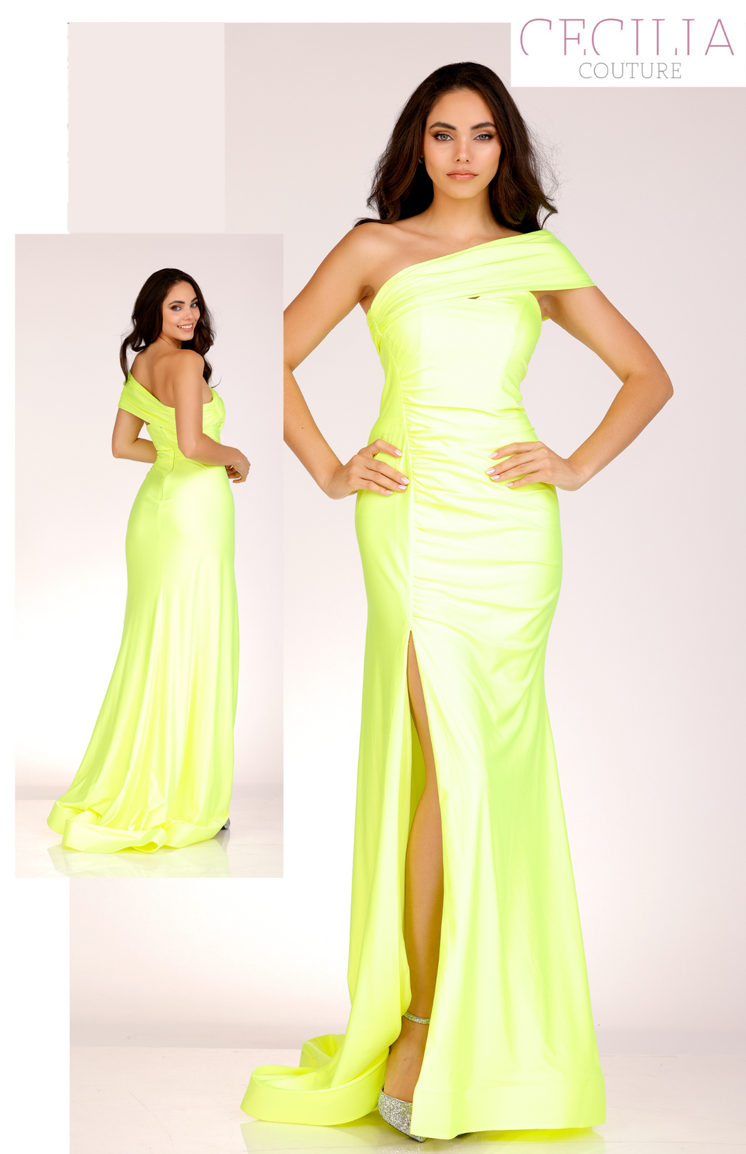 cheap green wedding dresses CECILIA COUTURE 1570 LIME PROM DRESS – PROM BAE