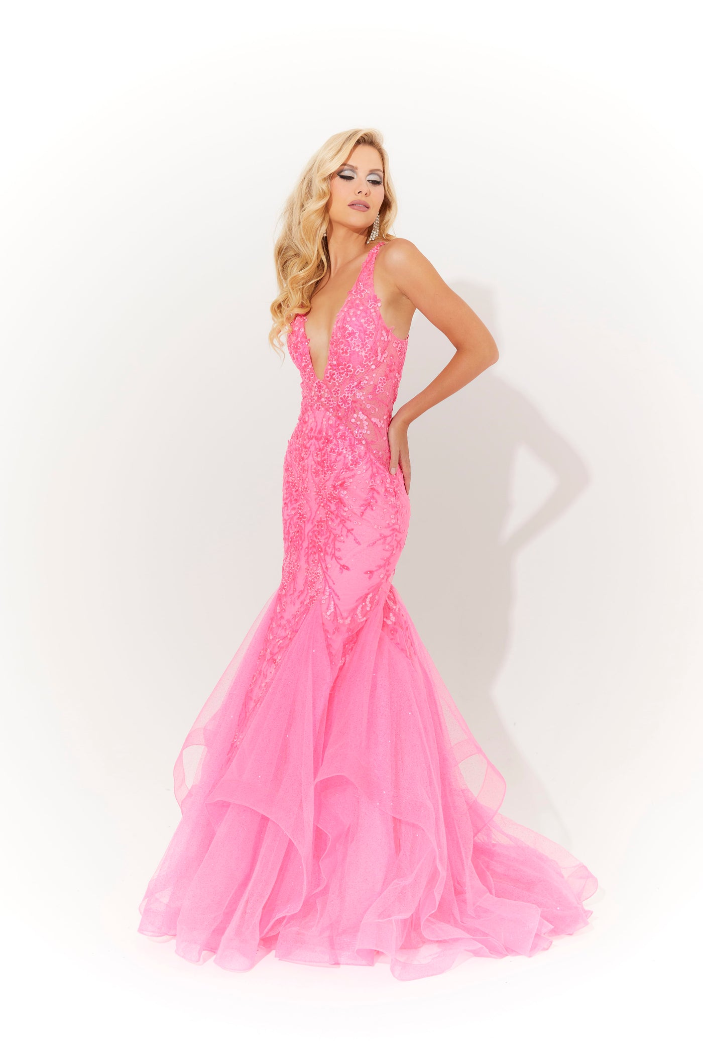 Jasz Couture 7571 Pink Prom Dress