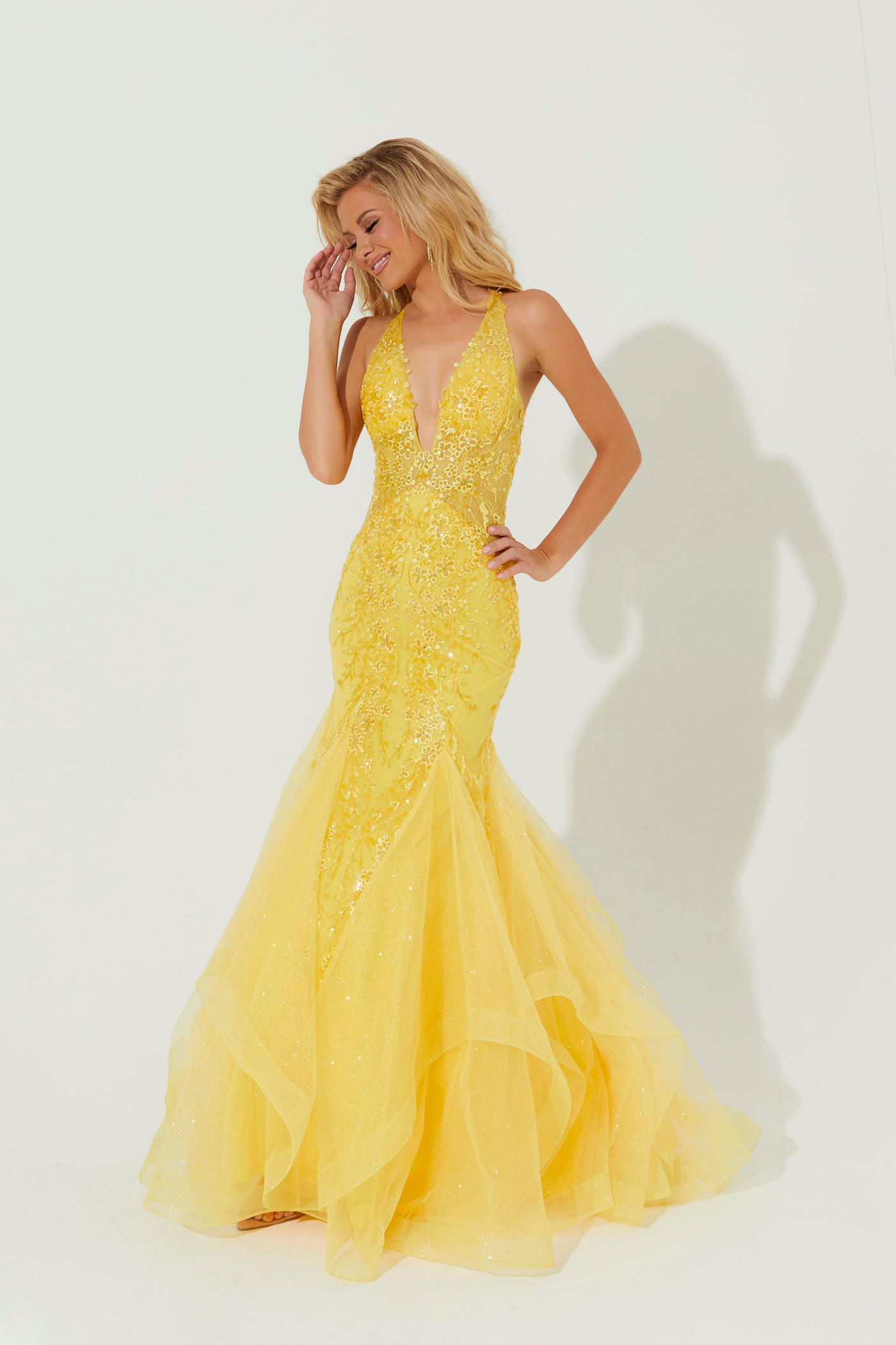 Jasz Couture 7571 Yellow Prom Dress