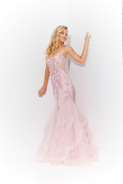 Jasz Couture 7566 Pink Prom Dress
