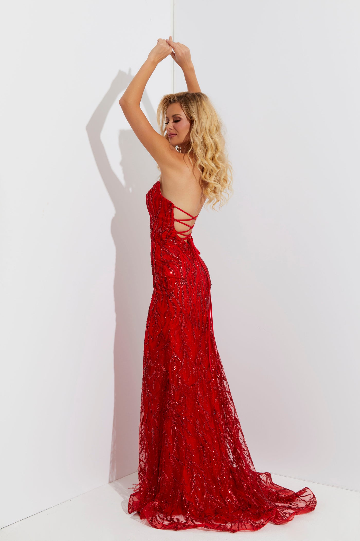 Jasz Couture 7575 Red Prom Dress