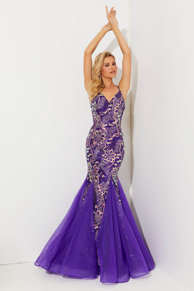 Jasz Couture 7515 Purple Prom Dress