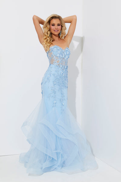 Jasz Couture 7566 Sky Blue Prom Dress