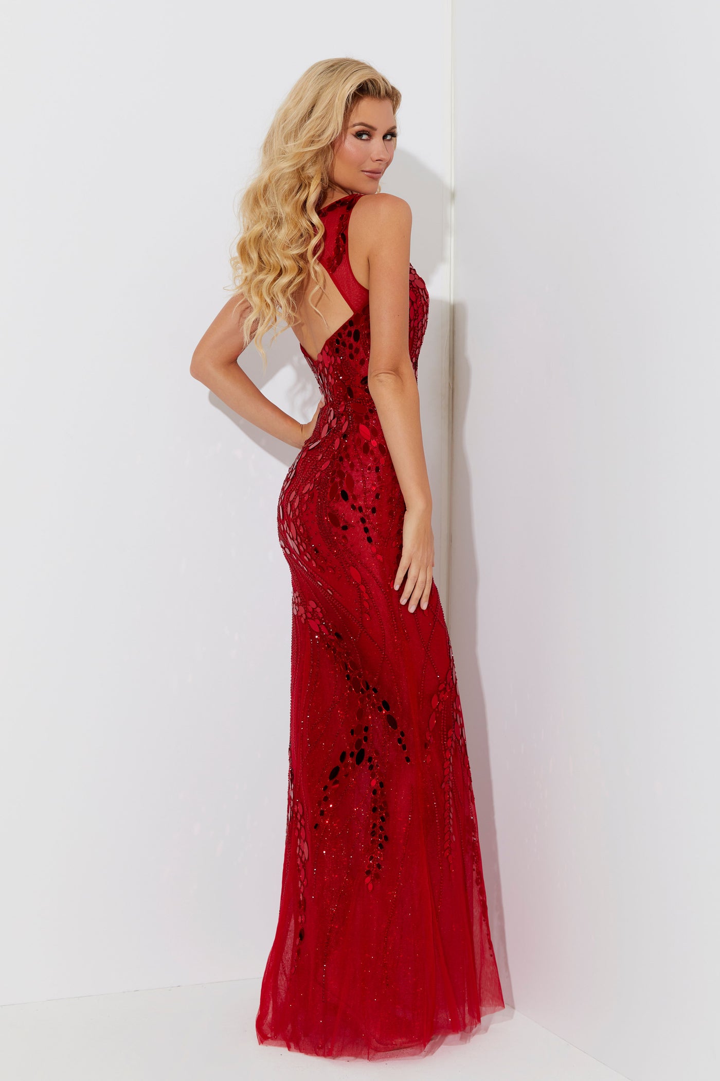 Jasz Couture 7534 Red Prom Dress
