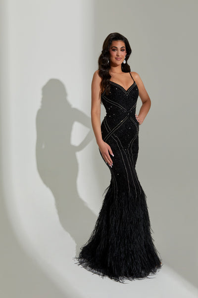 Jasz Couture 7565 Black Prom Dress