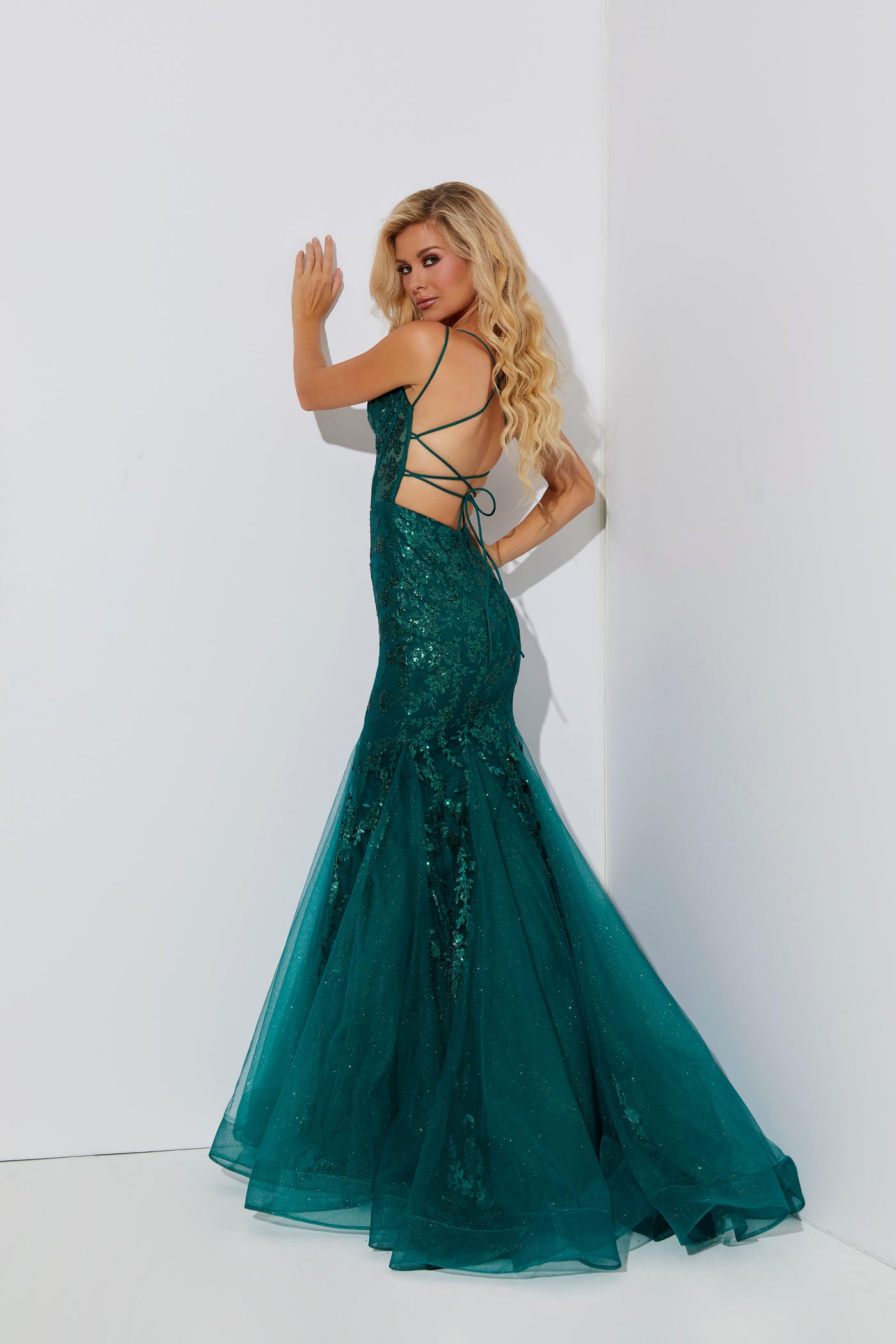 Jasz Couture 7557 Emerald Prom Dress