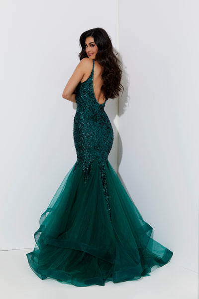 Jasz Couture 7544 Emerald Prom Dress