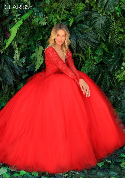 Clarisse 810289 Red Prom Dress