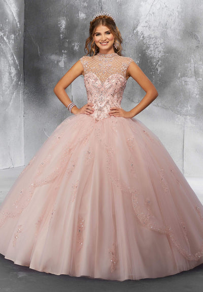 Nancy with Crystal Beading on a Princess - MoriLee #89197