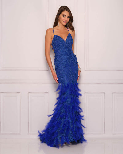 Dave and Johnny 11129 Royal Prom Dress