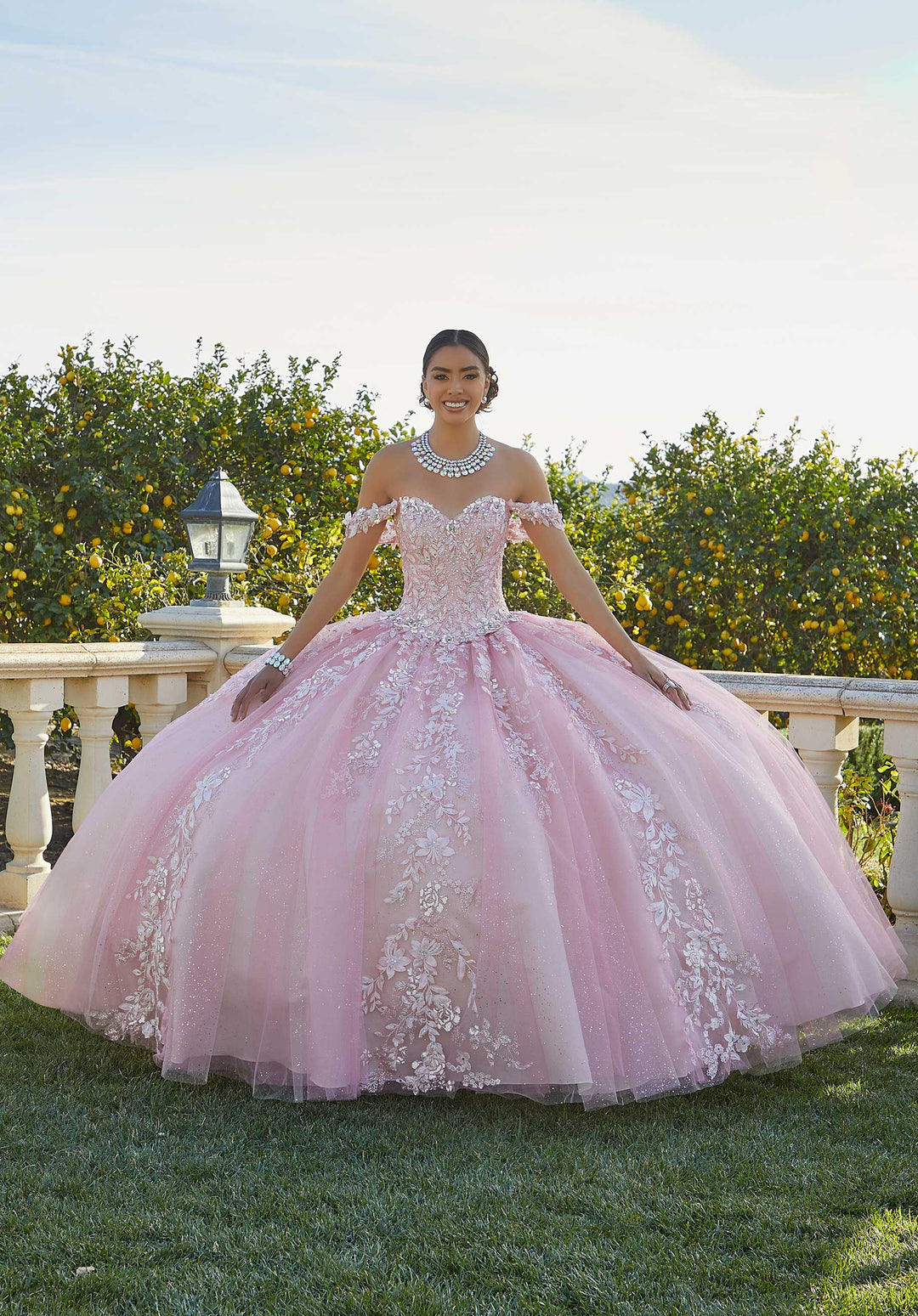 Morilee 34091 Pink Champagne Quinceañera Dress Morilee 34091 Pink Champagne Quinceañera Dress