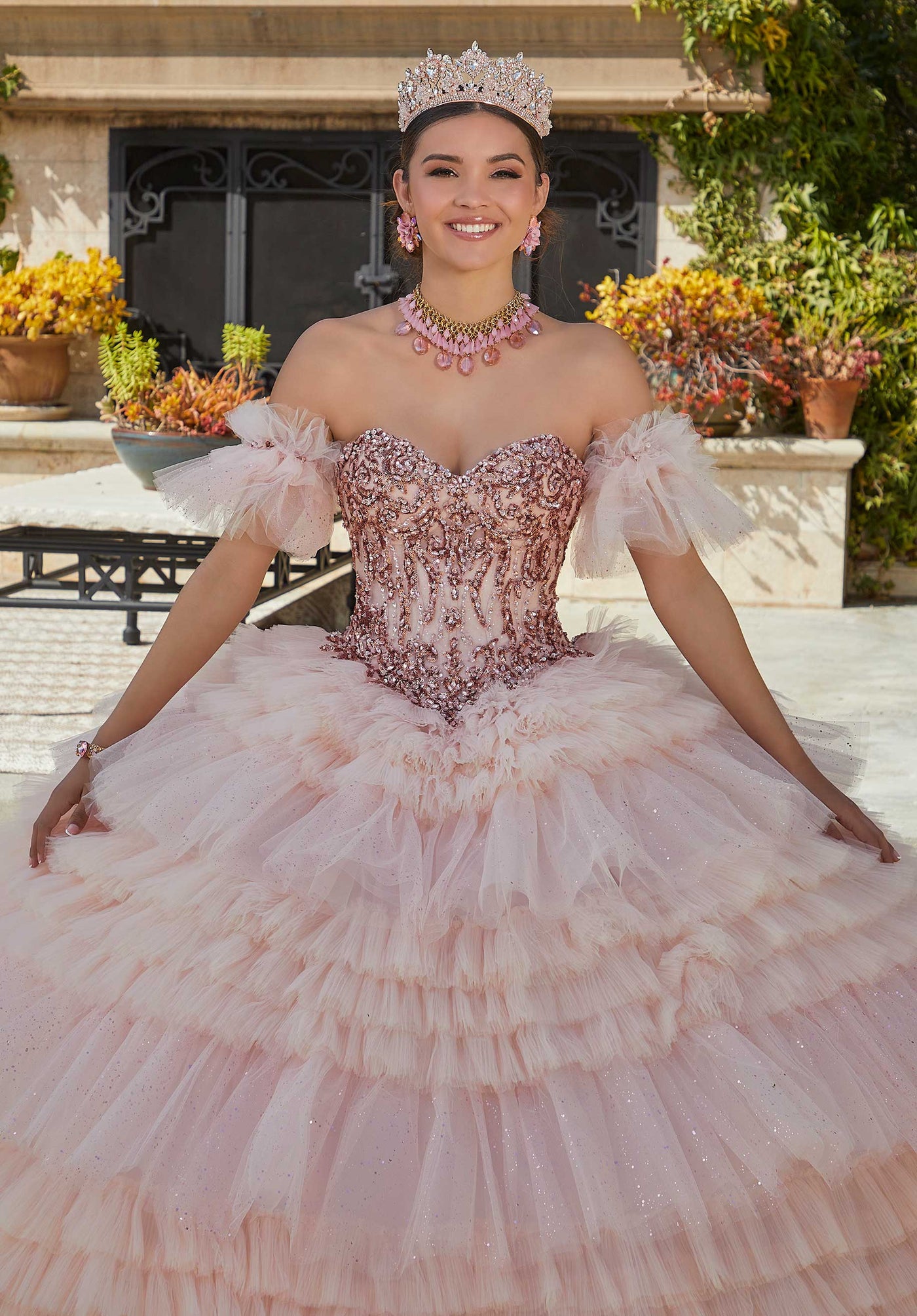 morilee rose gold quinceanera dresses Vizcaya by Morilee 89479