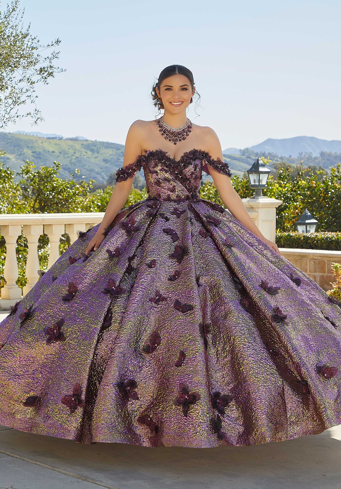 Morilee 89429 Purple/Gold Quinceaera Dress PROM BAE Morilee 89429 Purple/Gold Quinceaera Dress PROM BAE