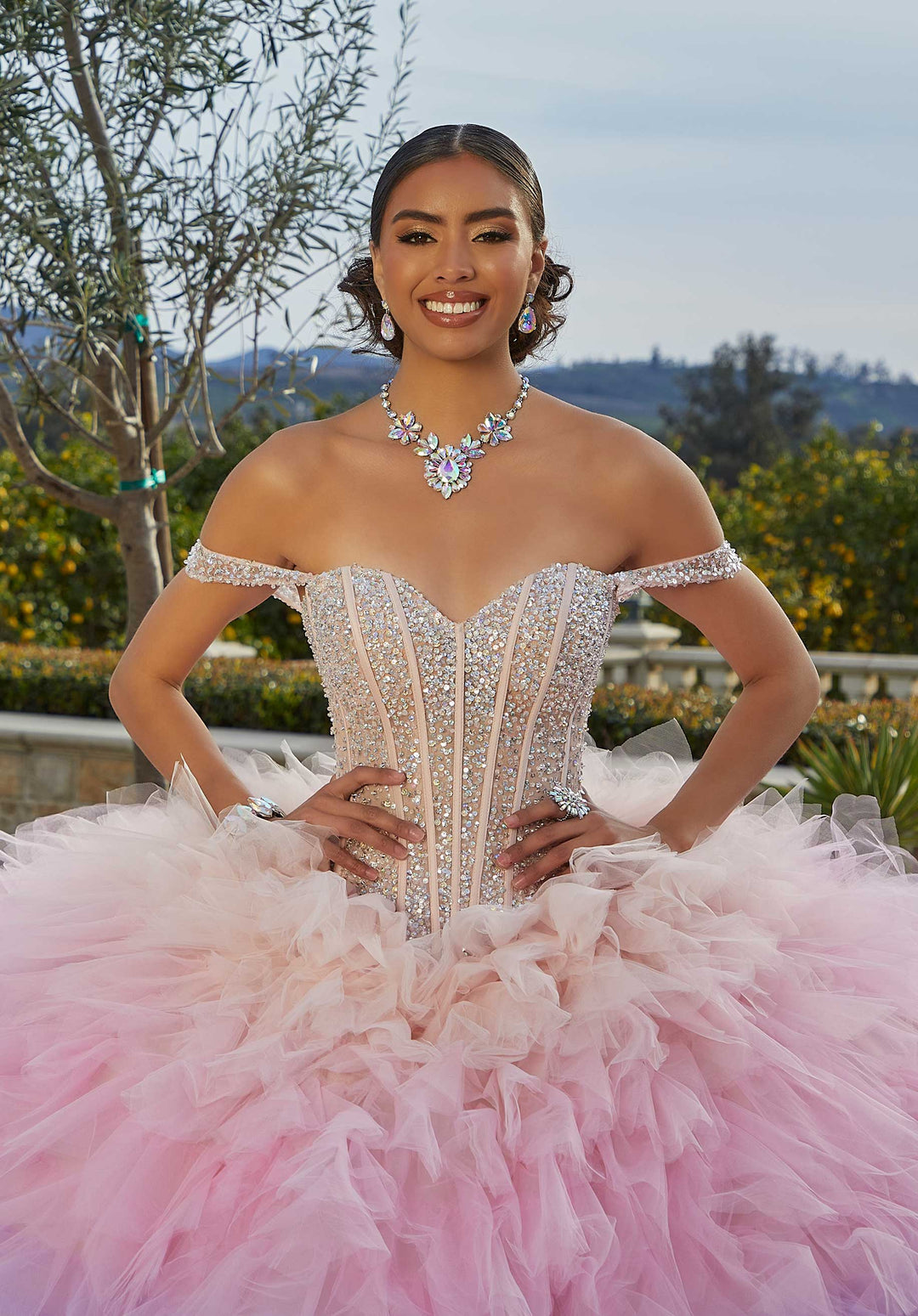 Morilee 89438 Blush/Purple Ombre Quinceañera Dress – PROM BAE